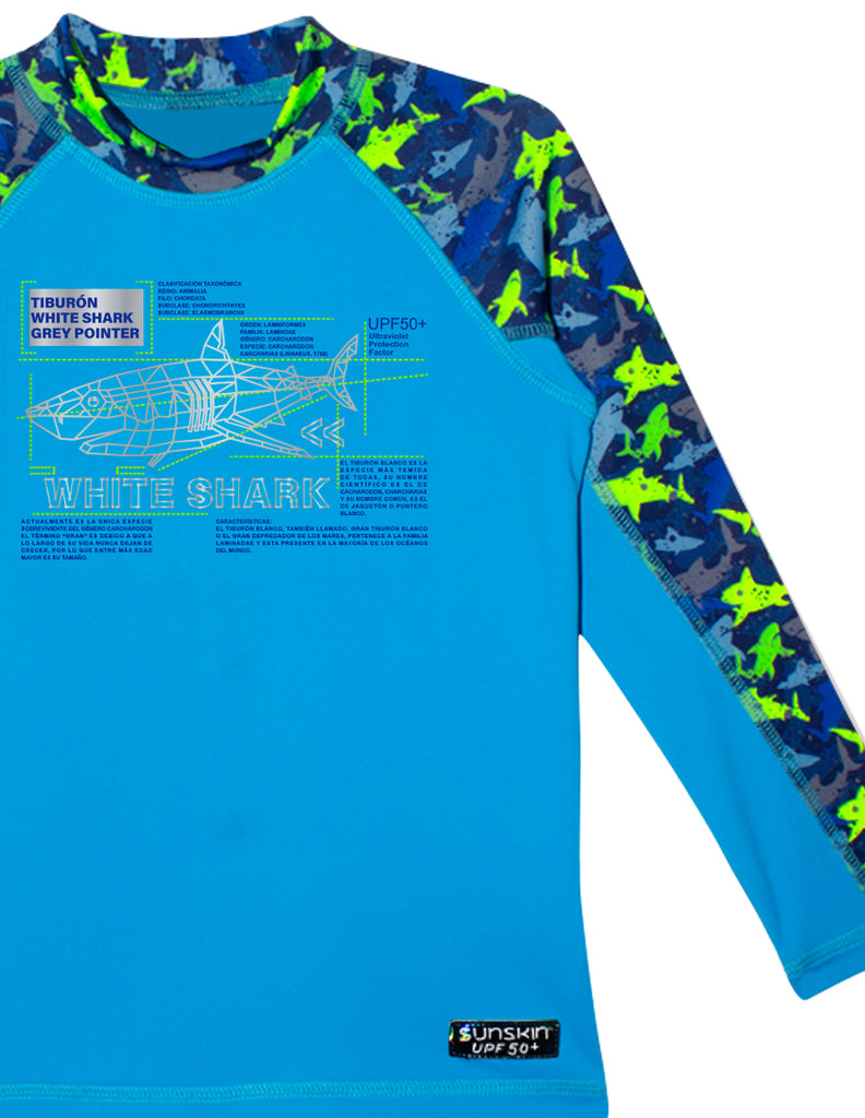 Wetshirt con protección solar UPF 50+ para niño
