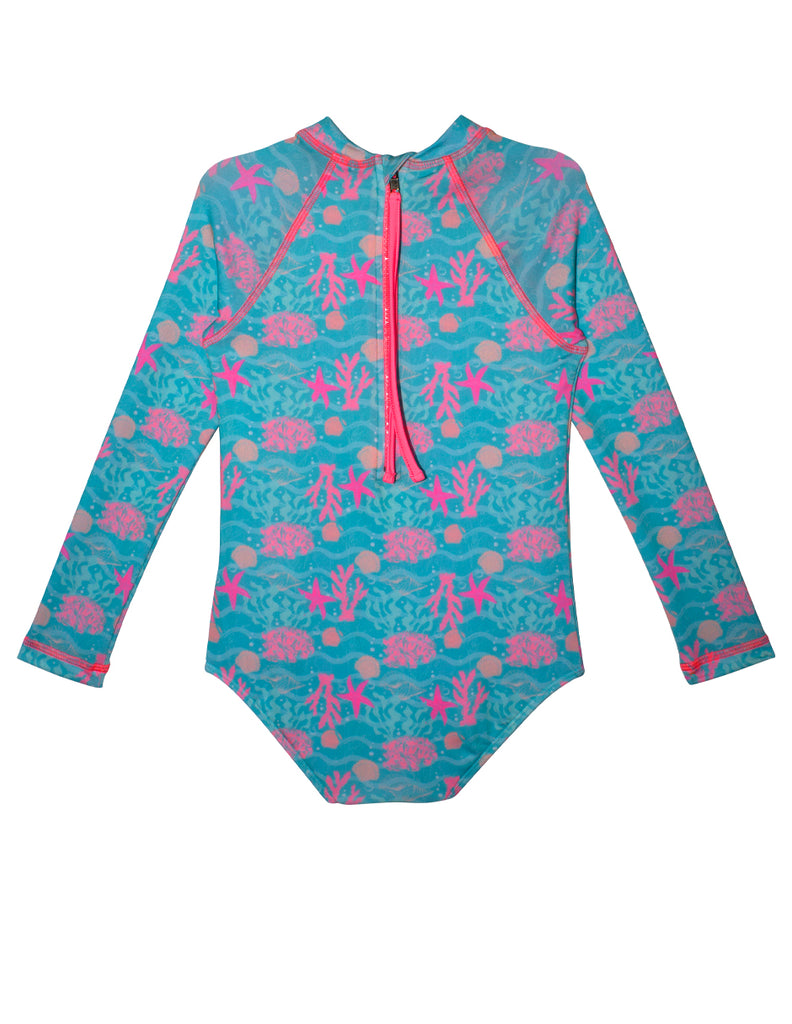 Body bikini para niña con protección solar UPF 50+